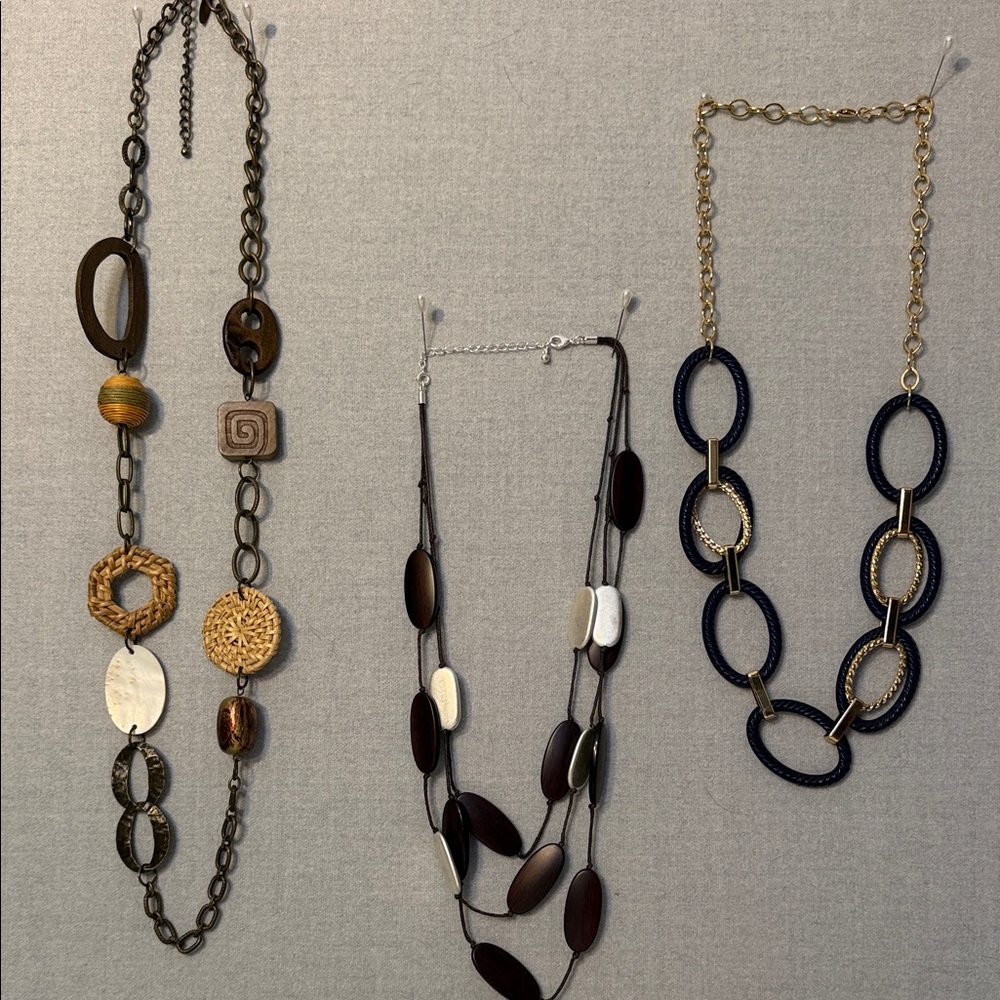 Multi-Color Necklace Set - costume jewelry